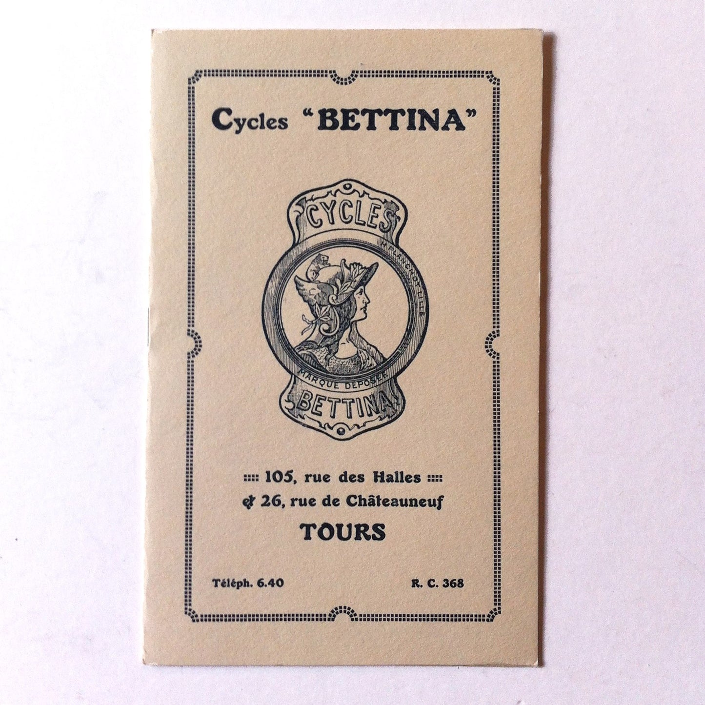 Catalogue ancien Cycles Bettina