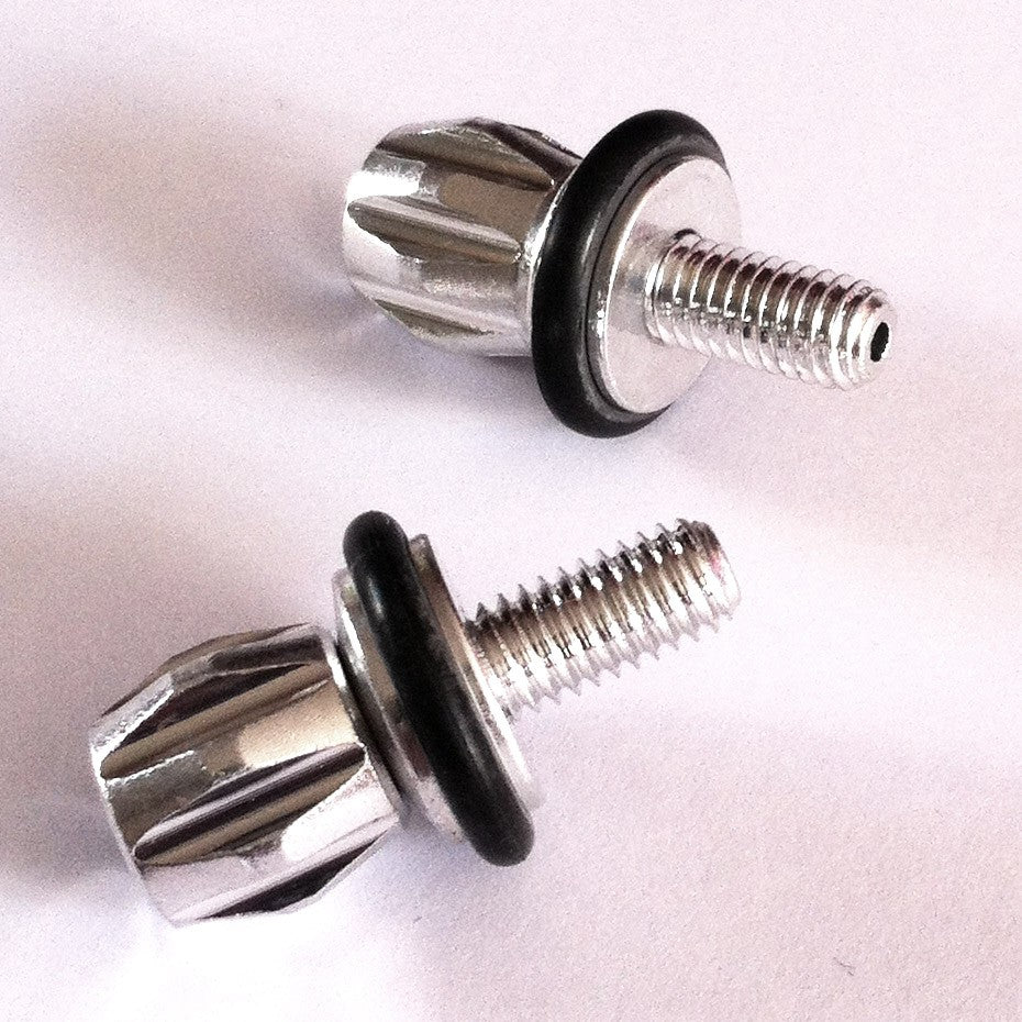 2 Aluminum brake adjustment screws