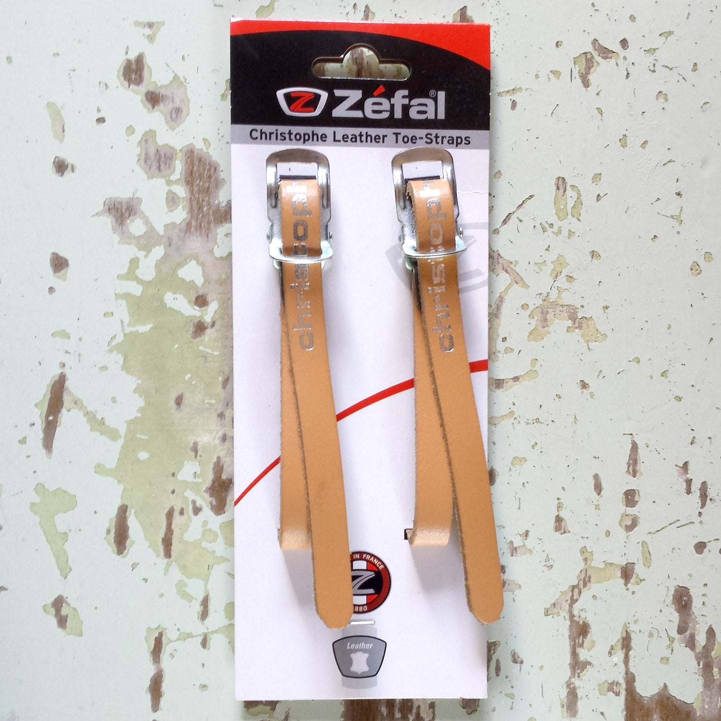 Zefal leather toe straps