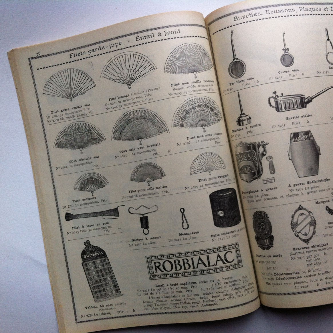 Old catalogue for cycles