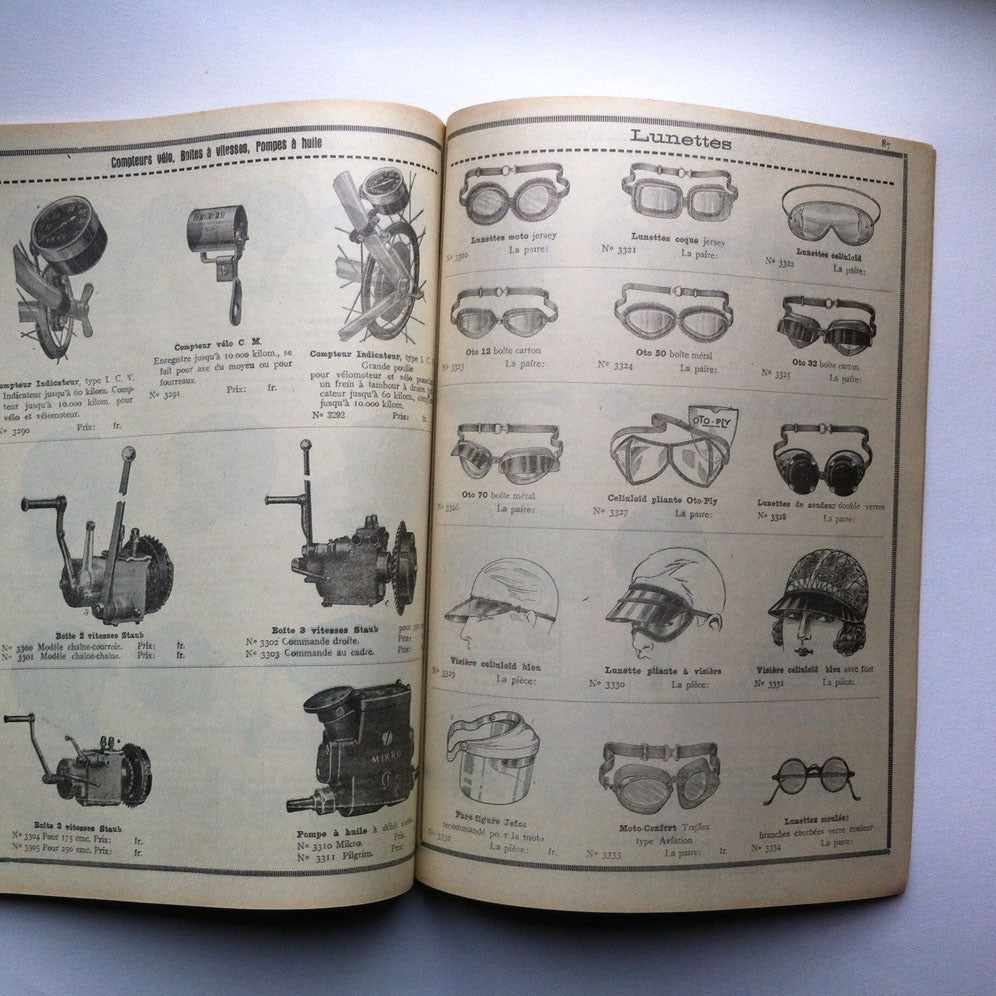 Catalogue ancien pour cycles